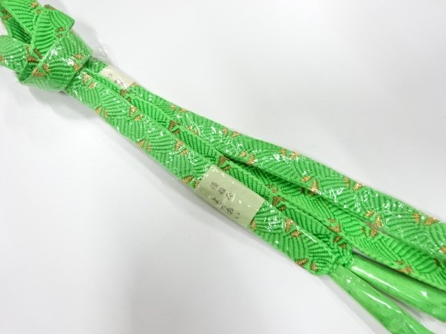 未使用品　正絹　手組帯締め
